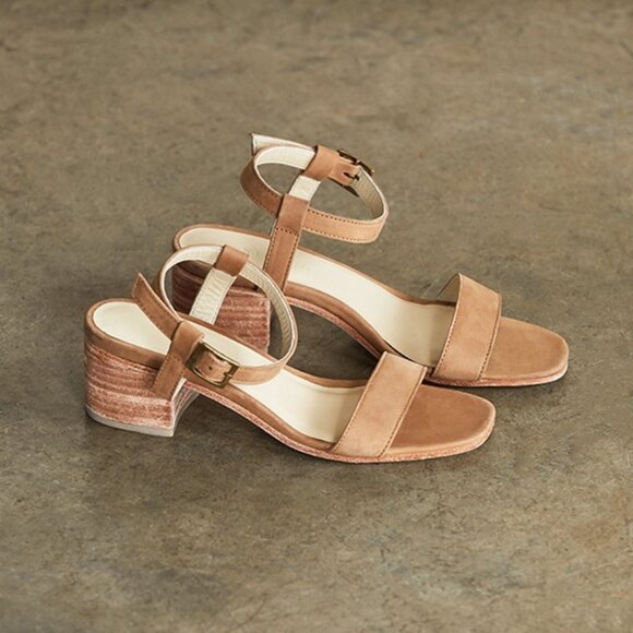Nisolo Light Brown Ankle Strap Sandals - Picture 3 of 8